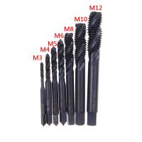 7PCS HSS Machine Screw Thread Metric Plug Tap Drill Set M3 M4 M5 M6 M8 M10 M12 Handtool parts Accessories