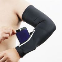 SOULLOV 1PC Riding Stretch Short Sunscreen Phone Bags Armband Wrist Bag Mobile Phone Stretch Arm Bag Arm warmer