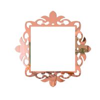 1Pc Elegant Rose Gold Silver Edge Light Switch Cover Resin Single Double Surround Socket Frame Wall Sticker Office Home Decor Wall Stickers Decals