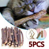 Catnip Stick Cat Molar All Natural Self-Healing ของเล่นไม้ Polygonum ทำความสะอาดฟันบรรเทาความเบื่อหน่ายขนม Chews อุปกรณ์