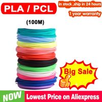 PLA Filament for 3D Pen Filament 10/20 Rolls 5M 10M Diameter 1.75mm 100M Plastic Filament for 3D Pen 3D Printer Pen Replacement