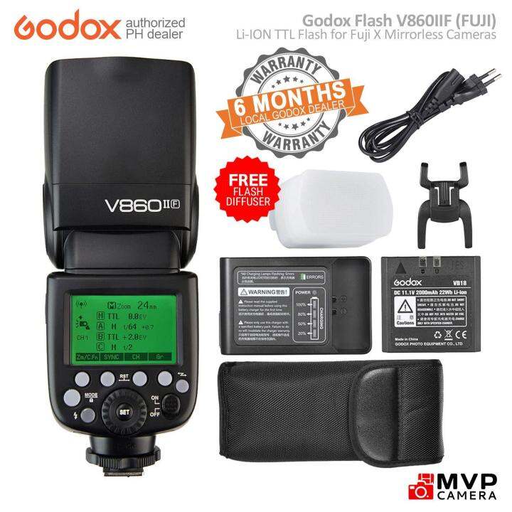 Godox V860II V860 V860IIF For Fujifilm TTL Li-Ion Speedlite Flash Kit ...