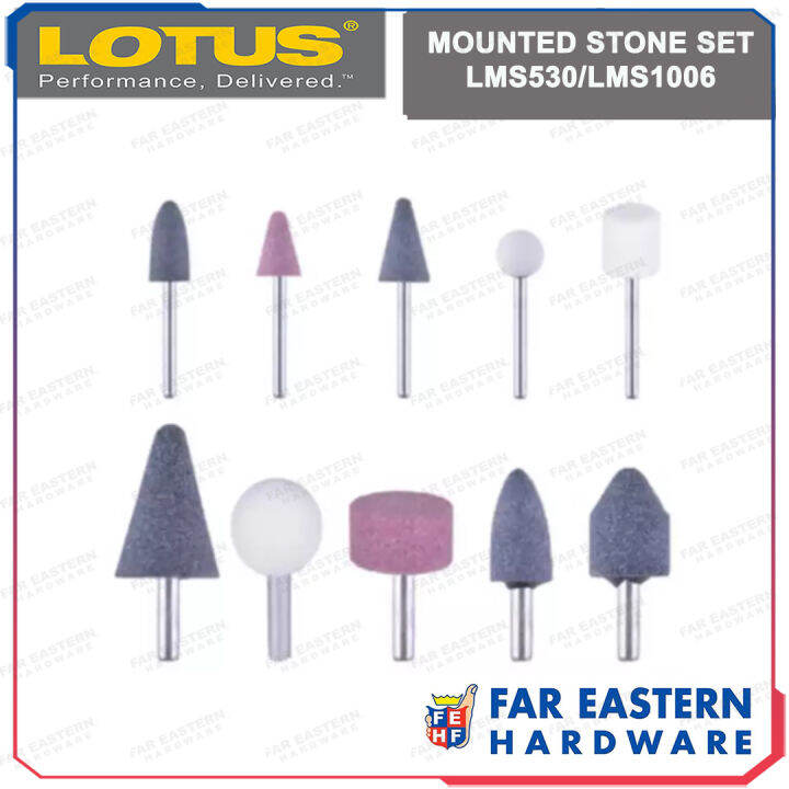 LOTUS Mounted Grinding Stone Set LTAC Lazada PH