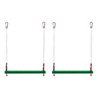 2X Chicken Swing Chicken Toy Chicken Toys for Hens Bird Parrot Macaw Hens Swing Ladder for Hens Bird Parrot Trainning