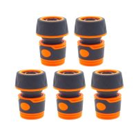 5PCS Car Wash Hose Connector, Waterstop Connector for 3/4 Inch Hose Garden Lawn Irrigation Fittings Pipe Adapters