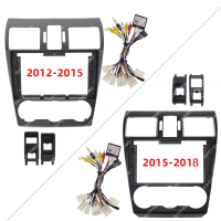 KLNU กรอบป้ายอะแดปเตอร์ติดรถยนต์กล่อง Canbus ถอดรหัสสำหรับซูบารุฟอร์เรสเตอร์เอกซ์วี WRX Levorg วิทยุแอนดรอยด์ชุดแผงติดตั้งแผงหน้าปัด