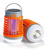 Hanging LED Mosquito Lamp Electric Fly Repeller Indoor Light Bug Zapper USB Rechargeable Outdoor Hiking Lantern