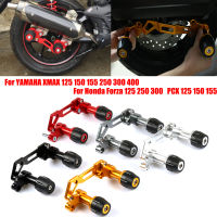 สำหรับ Yamaha NVX Nmax 155 Xmax 300 Aerox Forza 300 PCX PCX150อุปกรณ์เสริม Falling Protection ท่อไอเสีย Sliders Crash Pad Protector