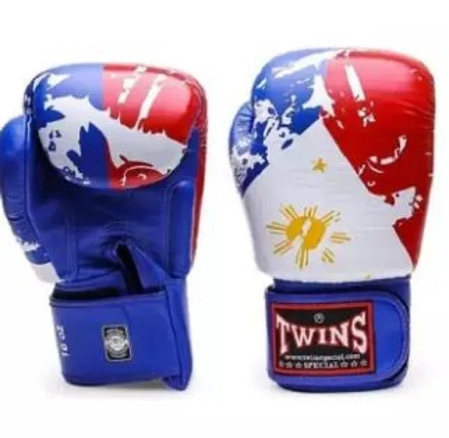 Twins Boxing Gloves 8oz Philippine Flag (Red/Blue/White) Lazada PH