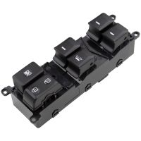 Front Left Electric Master Control Power Lifter Window Switch 93570-1W155 For Kia Rio (4Door) 2012 2013 2014 2015