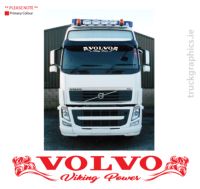 【Taste life】สำหรับ Volvo Globetrotter Fh/fm Viking Power DecalSticker GraphicWindow Sticker (17)