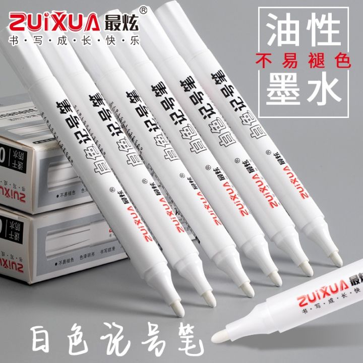 Permanent Oily White Paint Pen Art Acrylic White Paint Marker for Rock ...