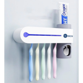 Giá treo bàn chải lấy kem đánh răng có khử trùng bằng tia UV Kachi MK-200