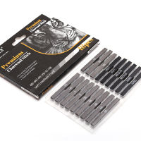 18 Pcs Charcoal Stick Premium Square Compressed Charcoal Drawing Pencils Set For DIY Drawing Crafts, Sketching, Shading