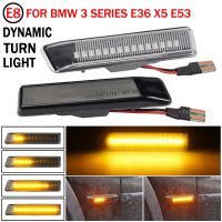 For BMW E36 M3 Facelift 1997-1999 X5 E53 1999-2006 Led Dynamic Turn Signal Light Side Marker Fender Sequential Lamp Blinker