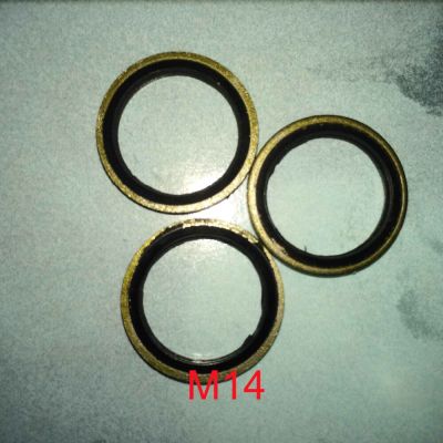 100 PCS Engine Rubber O Ring Seal Washer Oil Drain Plug Gasket Fit M14 Bearings Seals