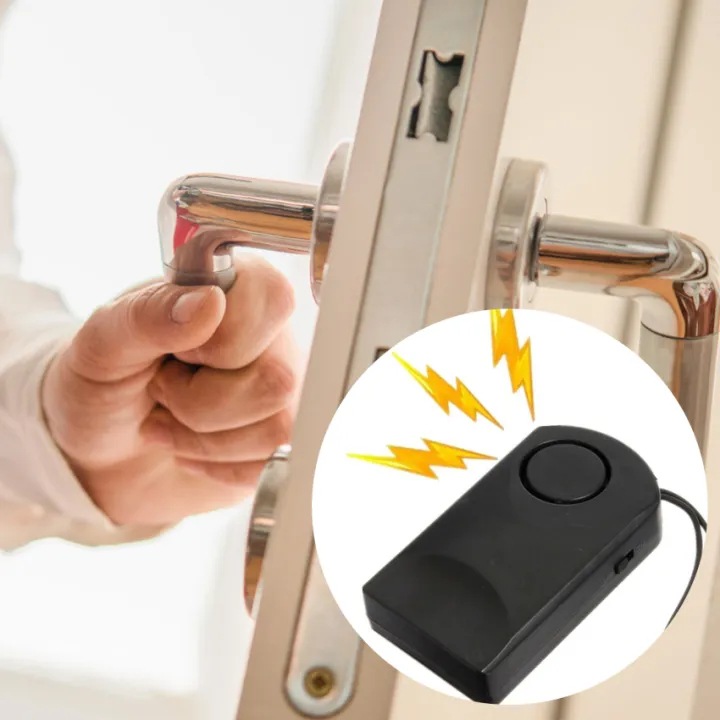 Portable 120 Wireless Touch Sensor Security Alarm Loud Door Knob Entry