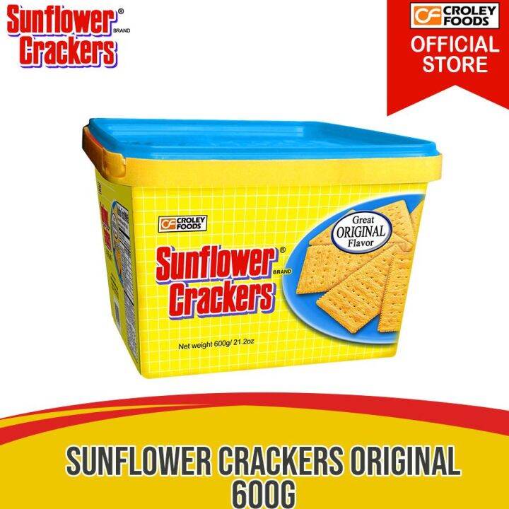 Sunflower Crackers Original 600g. Lazada