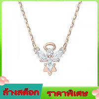 ?Swan Jewelry?MAGIC สร้อยคอ สร้อยคอความฝันของนางฟ้าตัวน้อย โรสโกลด์สร้อยคอแฟชั่น สร้อยคอเทวดา สร้อยคอคริสตัล ของขวัญสำหรับคนพิเศษ