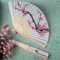 Xiab [Sunyanping] Cherry Blossom Fans Asian Wedding Favor Gift Party Reception Delicate Folding