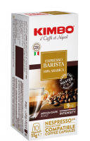 KIMBO Nespresso capsule** ARMONIA **100% Arabica 10 capsules กาแฟ แคปซูล ใช้กับเครื่อง Nespresso  คิมโบ อาร์โมเนีย อาราบิก้า 100%