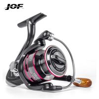 JOF Fishing Reel All Metal Spool Spinning Reel 8KG Max Drag Stainless Steel Handle Line Spool Saltwater Fishing Accessories Fishing Reels