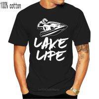 JET Skiings LAKE LIFE T-SHIRT for Men High Quality Tees New T Shirts Unisex Funny Tops Tee Interesting Print T-Shirts  01G6