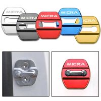 【CW】 4PCS Car Door Lock Buckle Cover Latch Stop Anti Rust accessories Micra K11 K12 K13 K14 Styling