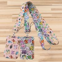 Anime Elf Lanyard Neck Straps ID Badge Holder Pendant Keyring Cell Keychain