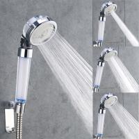 ❁☃♤ ZhangJi Adjustable Shower Head Mist Filter High Pressure Replaceable Filter SPA Shower Water Saving 3 Modes Switch Button Shower