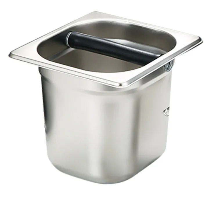 Stainless Steel Espresso Coffee Knock Box Container with Rubber Bar for Coffee Machine Lazada