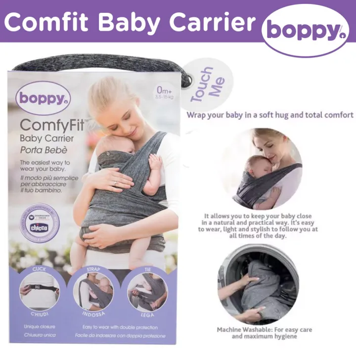 Chicco Boppy Comfyfit Baby Wear Baby Carrier, Grey Lazada PH