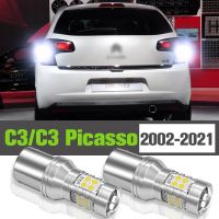 ไฟ LED 2X โคมไฟสำรองตกแต่งสำหรับ Citroen C3 Picasso 2002-2021 2007 2008 2009 2010 2011 2012 2013 2014 2016 2015