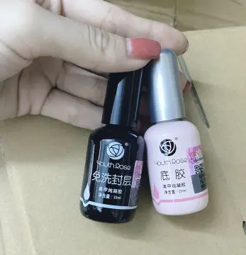 Bộ ba base top cứng móng hoa hồng 15ml JB Nail  Lazadavn