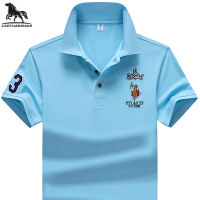 【YY】Polo Shirt mens Summer New Mens Short Sleeve Polo Shirt synthetic fiber Embroidered Mens Business Casual Polo Shirt M-4XL 1733