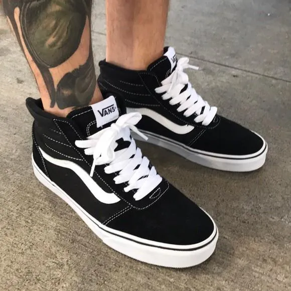 Get Vans Classic Sk8 Old Skool Black White Classic Hi OS BW Black White ...