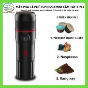 Máy Pha Cà Phê Espresso Mini Cầm Tay 3IN1 Sử Dụng Điện