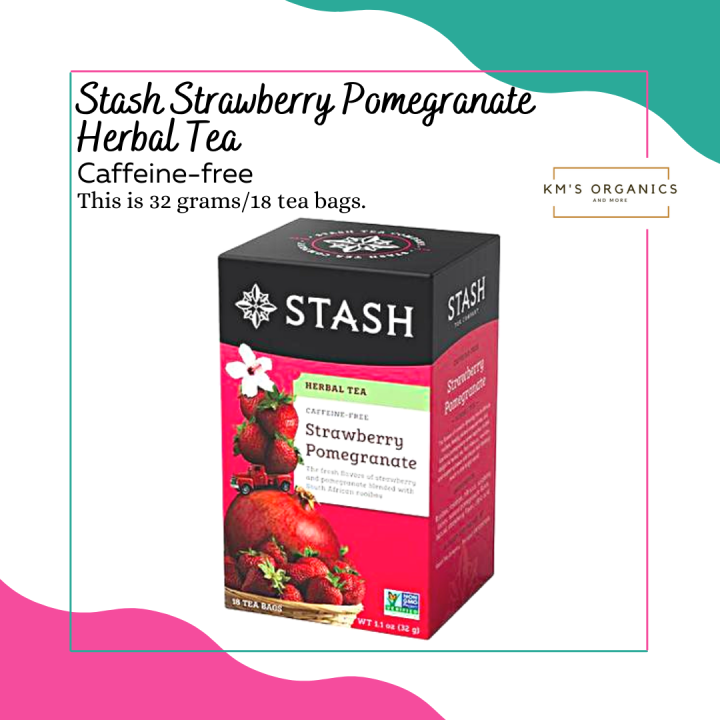 Stash Strawberry Pomegranate Herbal Tea Lazada PH