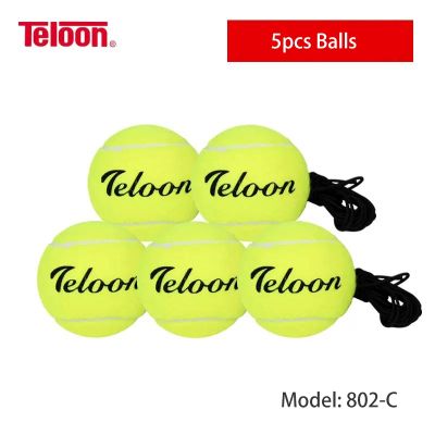 5Pcs Tennis Trainer for Practice Exercise Adults Kids Beginners Rebound with String