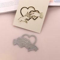 ▧◊ DUOFEN METAL CUTTING DIES wedding ring heart lover engagement marriage stencil DIY Scrapbook Paper Album 2020 new