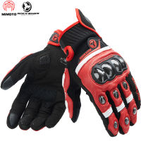 【✒】 ABONDON mall Rock Biker Motorcycle S Sheepskin Retro Moto S Guantes Moto Carbon Fiber Protective Motocross Off Road S