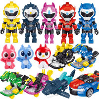 Mini Special Team สกู๊ตเตอร์ Super Dinosaur Power เด็ก KingKong Mecha Robot Transformation Toy Boy