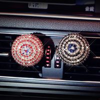 ♈ Bling Car Accessory For Girls Gift Car Air Freshener Flower Vent Clip Auto Interior Decor Flavoring In Car Aroma Diffuser Scent