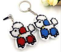 （Jinxiu cross-stitch）การ์ตูนคนรักม้าลูกปัดชุดปักครอสติพิมพ์ประทับพลาสติกผ้าใบงานฝีมือแฮนด์เมด DIY เย็บปักถักร้อยพวงกุญแจโทรศัพท์เสียบบวก