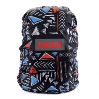 Reflective Backpack Cover Camping Night Safety Backpack Rain Cover Full Digital Printed Backpack Waterproof And Dustproof Cover