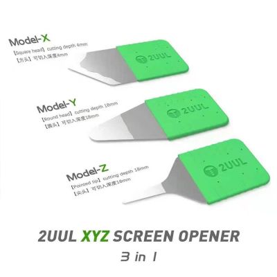 2uul Da91ซ่อมโทรศัพท์แบบ3-In-1เครื่องมือเปิดหน้าจอ Lcd Xyz ฝาหลังงัดเปิดโลหะ