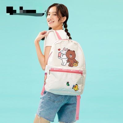 Lesportsac 2023 แบรนด์ร่วมกระเป๋าเป้สะพายหลังใหม่3426