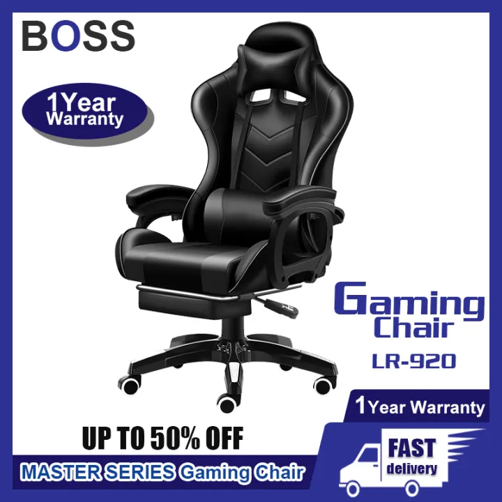 GINZA Leather Office/Gaming Chair Ergonomic Office Computer Chair with