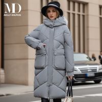 ✁℡ↂ MEILLY DOLPHIN 2023 New Snow Wear Coat for Down Jacket Warm Loose Hooded Parkas