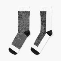 1950s Tokyo Map Socks Womens socks high Fun socks non-slip soccer stockings socks Mens Socks Tights